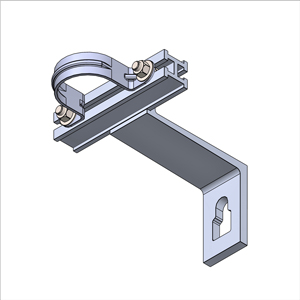 6" Clearance Standoff with key hole